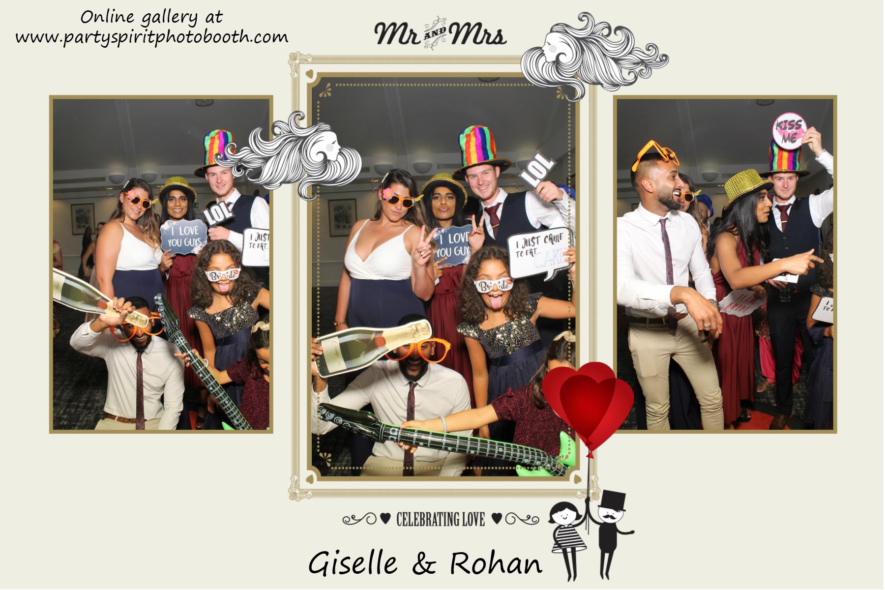 Giselle and Rohan's Wedding | View more photos from the event at gallery.partyspiritphotobooth.com/u/PartySpiritPhotoBooth/Giselle-and-Rohans-Wedding